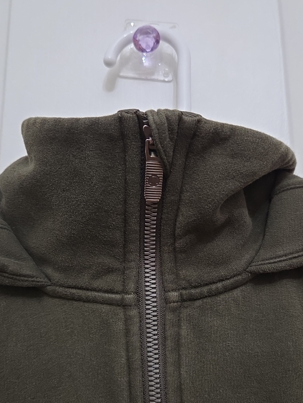 Lululemon Hooded Radiant Jacket Full-Zip Hoodie Dark Olive/ 8 - Picture 4 of 11